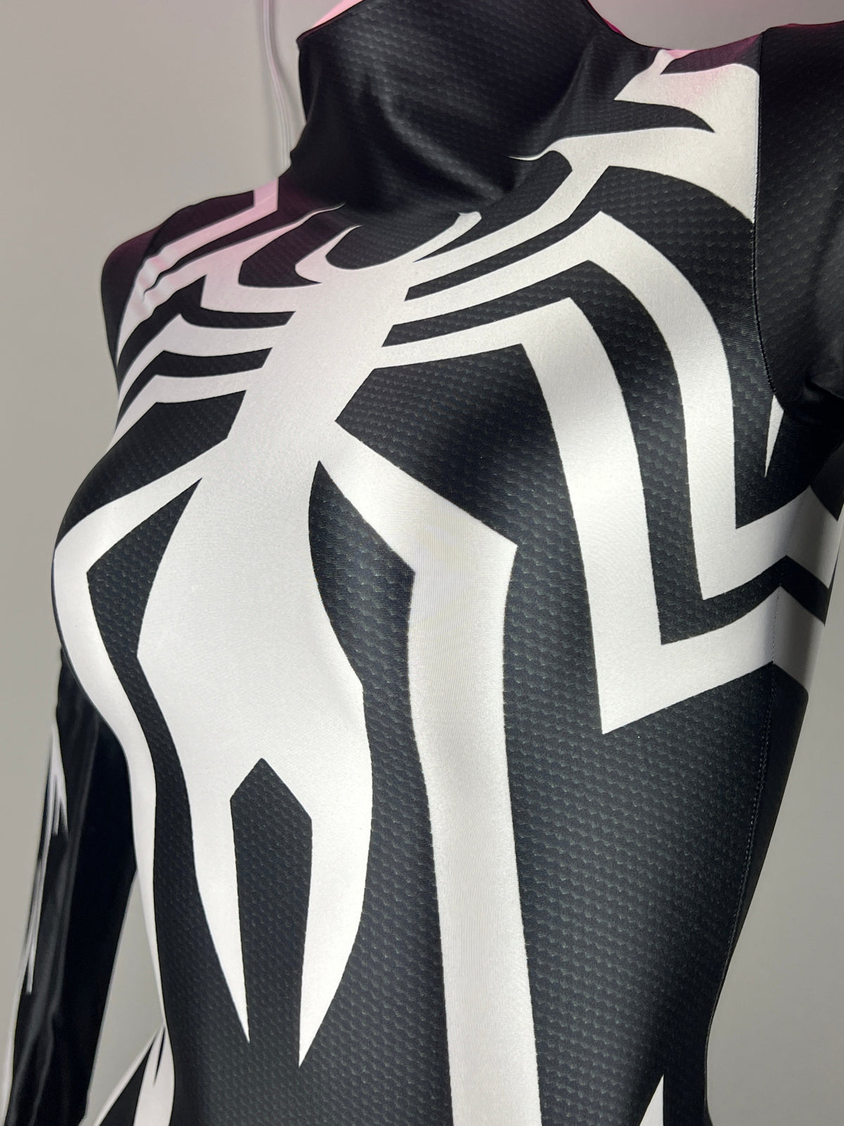 【DISCONTINUED】Symbiote Spider Cosplay Bodysuit | Spandex Black Spider Costume
