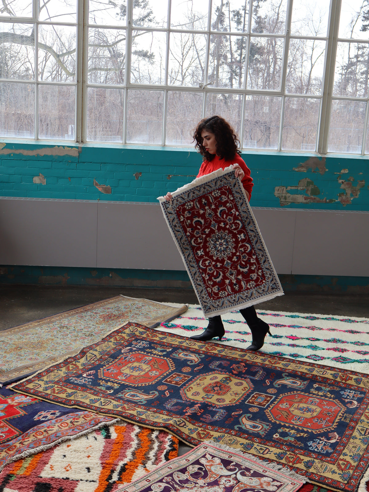 Persian Nain Rug | 1' 10" x 2' 11"