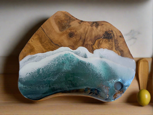 Olive Wood Charcuterie Board - AURABAGS SHOP