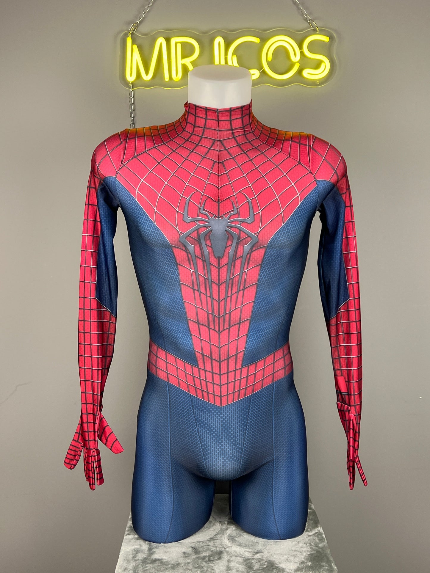 Super Hero Amazing Spider Cosplay Full Bodysuit Halloween Costume Zentai