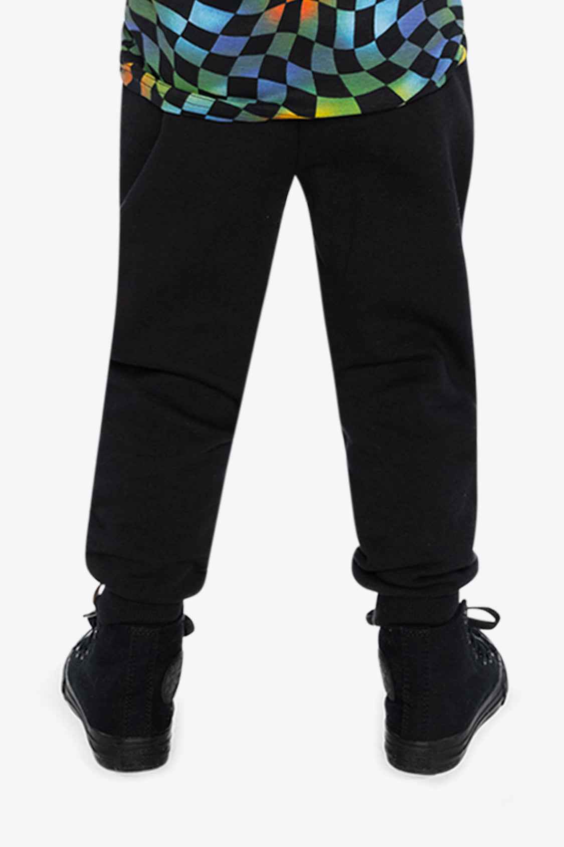 Fleece Sweatpants With Pockets Black