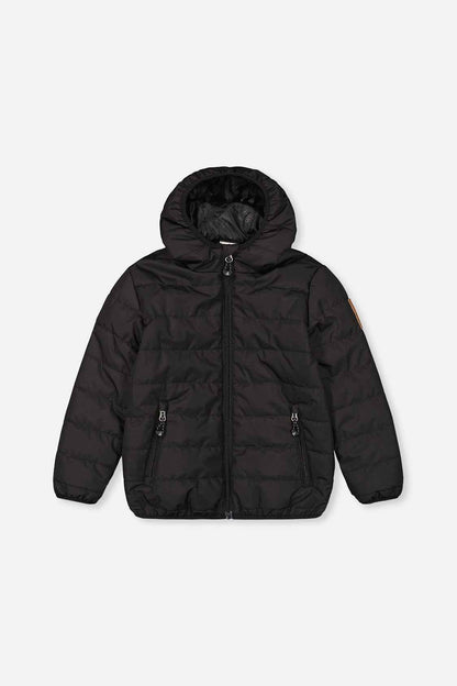 Insulating Quilted Mid-Season Jacket Black