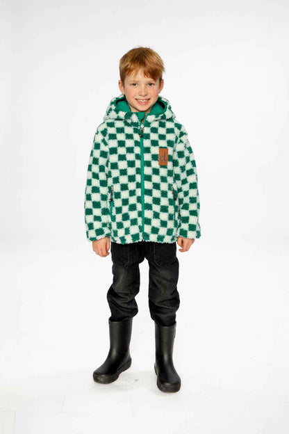 Reversible Mid-Season Jacket Forest Green