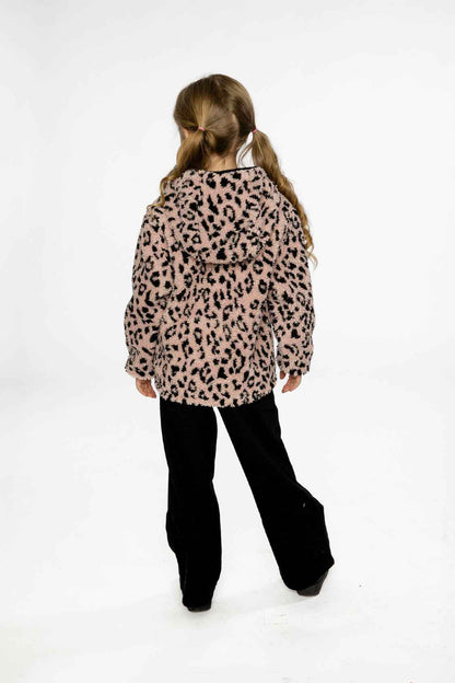 Reversible Mid-Season Jacket Pink And Black