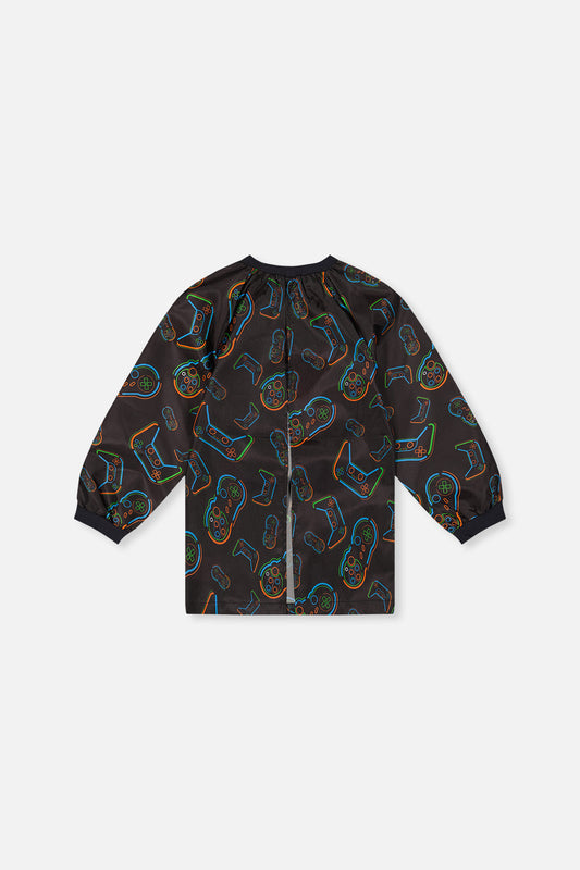 Apron Black Printed Controller