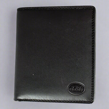 JBG International Men's Flip Up Wing Bifold Leather Wallet