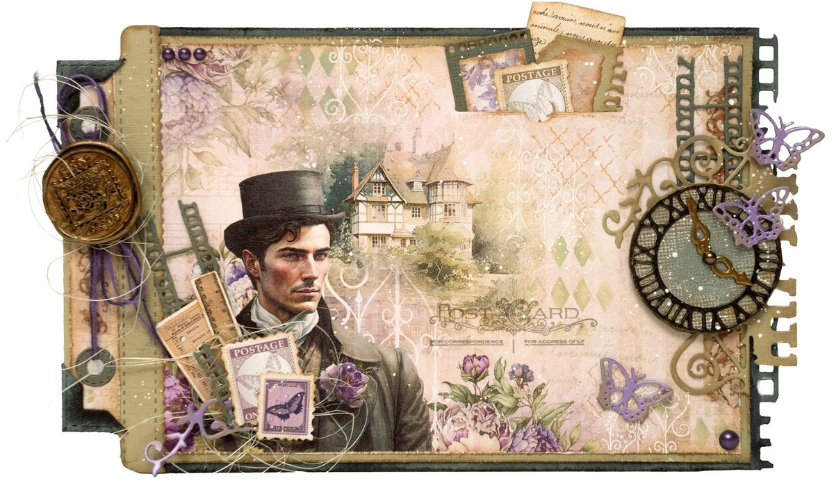 JMA Mixed Paper Pad Vellum, Unicolor & Elements Victorian Dreams 36 SH