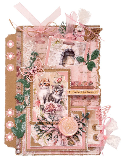 JMA Sticker Sheets Black, Kraft, White - English Victorian Dreams 9 SH