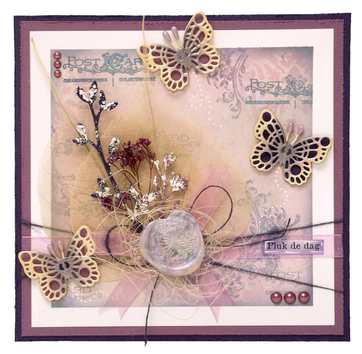 JMA Clear Stamp Timeless Peony Victorian Dreams 12 PC