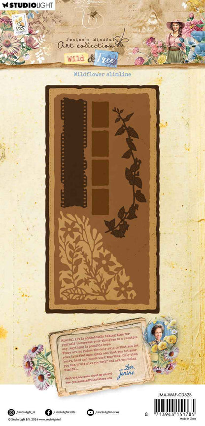 JMA Cutting Die Wildflower Slimline Wild & Free 7 PC