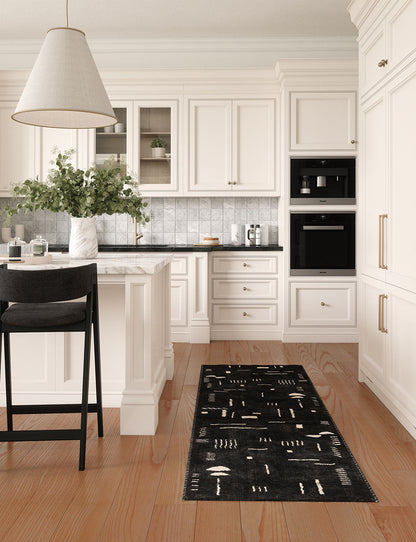 Jama Black Rug