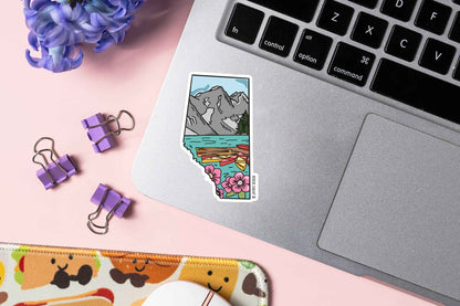 Banff Alberta Vinyl Sticker