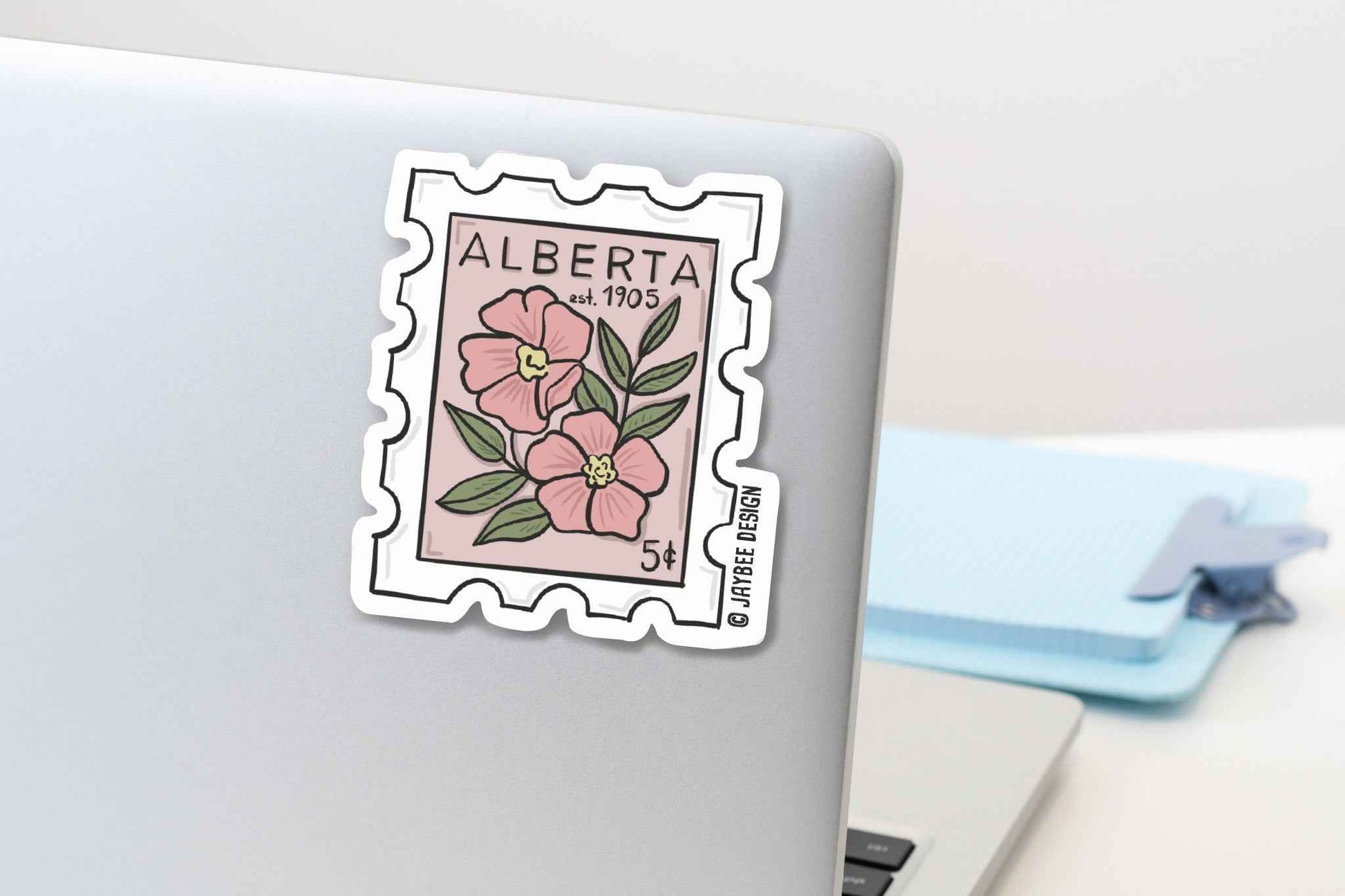 Alberta Stamp Vinyl Sticker