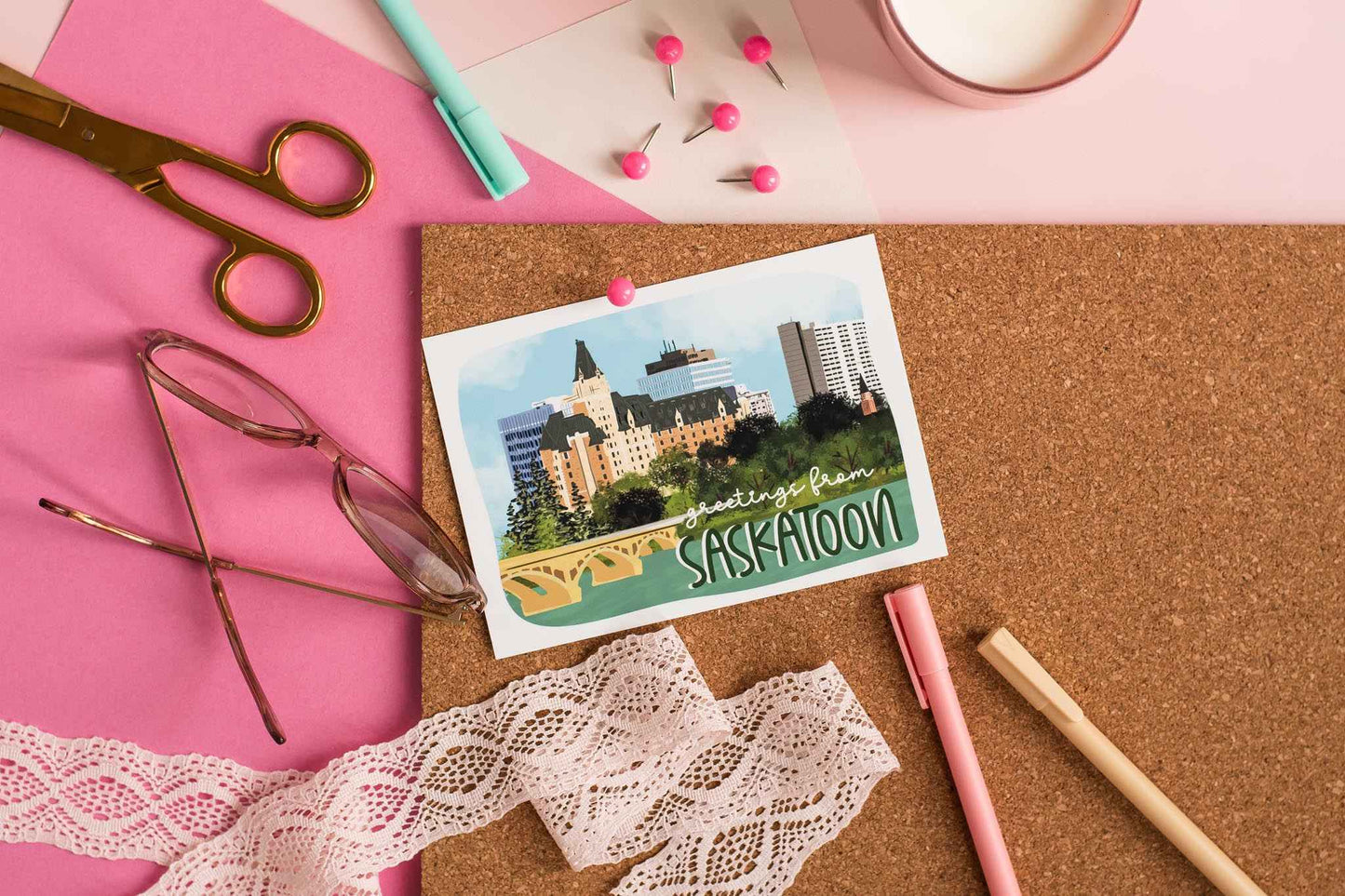 Saskatoon, SK Postcard