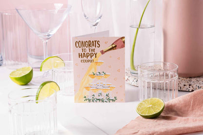 Congrats To The Happy Couple! - Greeting Card