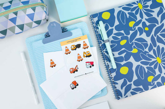 Construction Mini Sticker Sheet