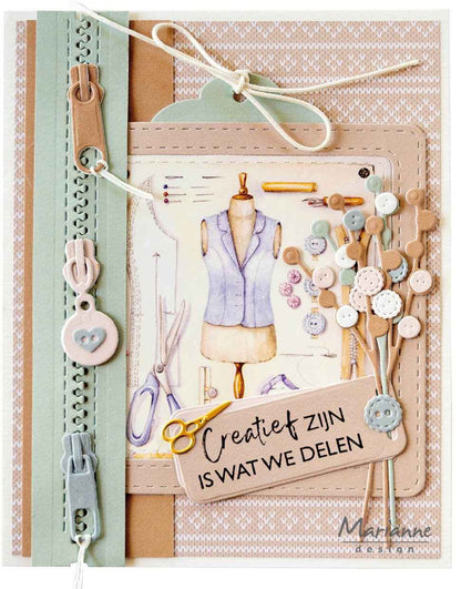Mattie's Mooiste - Crochet A4 Cutting Sheet