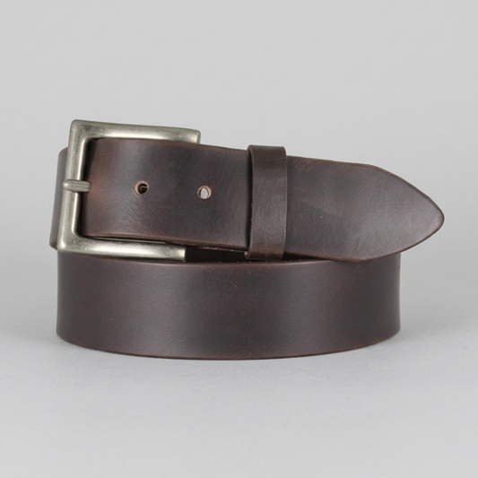 Keldon Leather Men's Solid Leather Removable Buckle Belt
