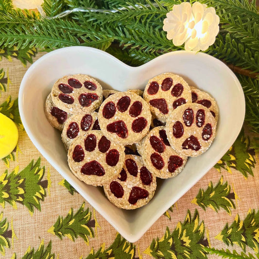 Pawprint Jam Cookies