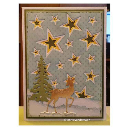 Nellie's Choice Layered Combi Dies Rectangle Stars A