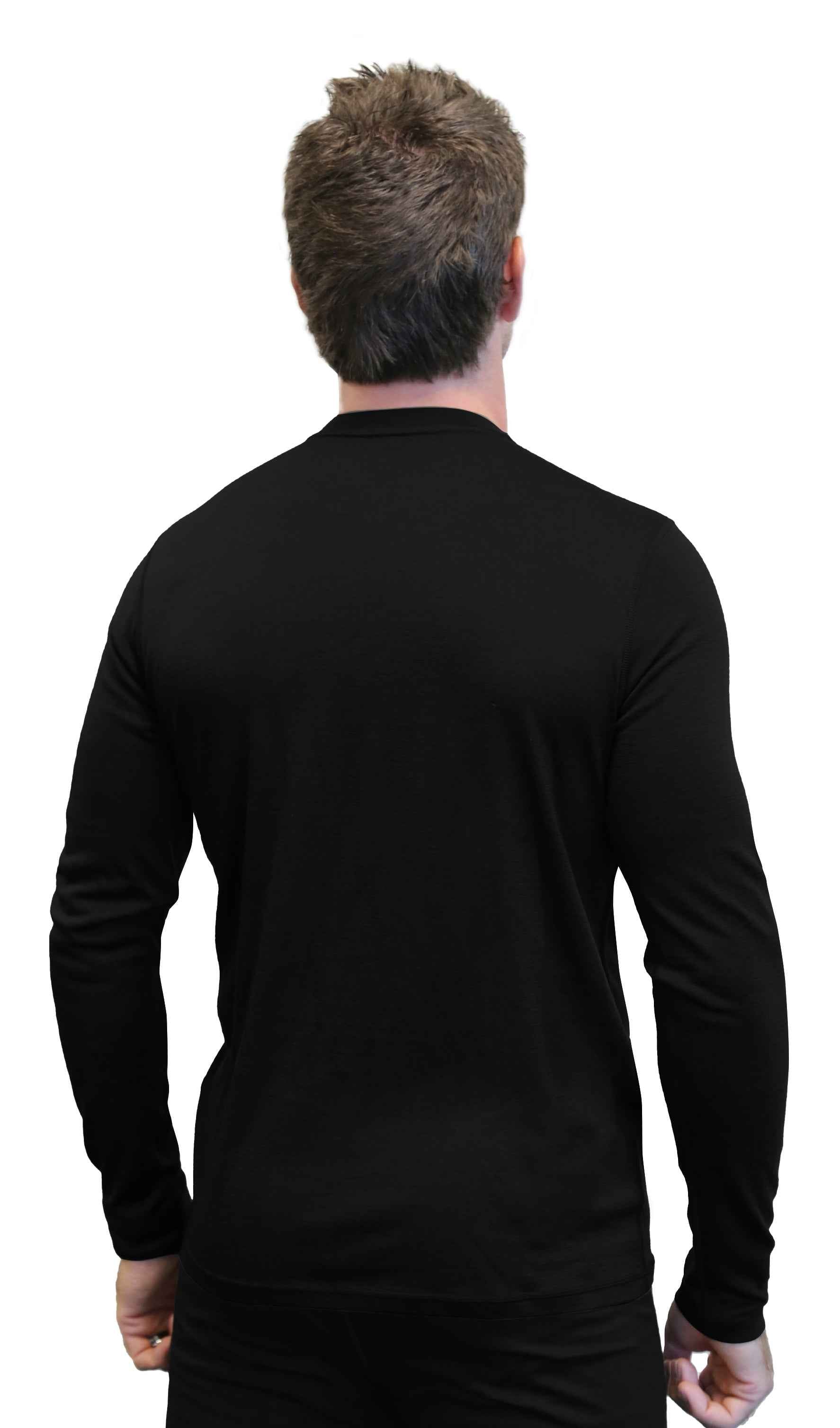 Men's Merino Wool Long Sleeve Crew Neck — Midweight