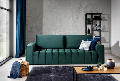 Lazaro Condo Style 3 Seater Storage Sleeper Sofa - Multiple Colors Available