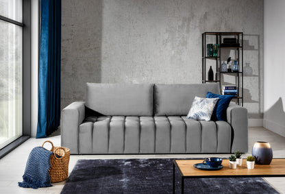 Lazaro Condo Style 3 Seater Storage Sleeper Sofa - Multiple Colors Available