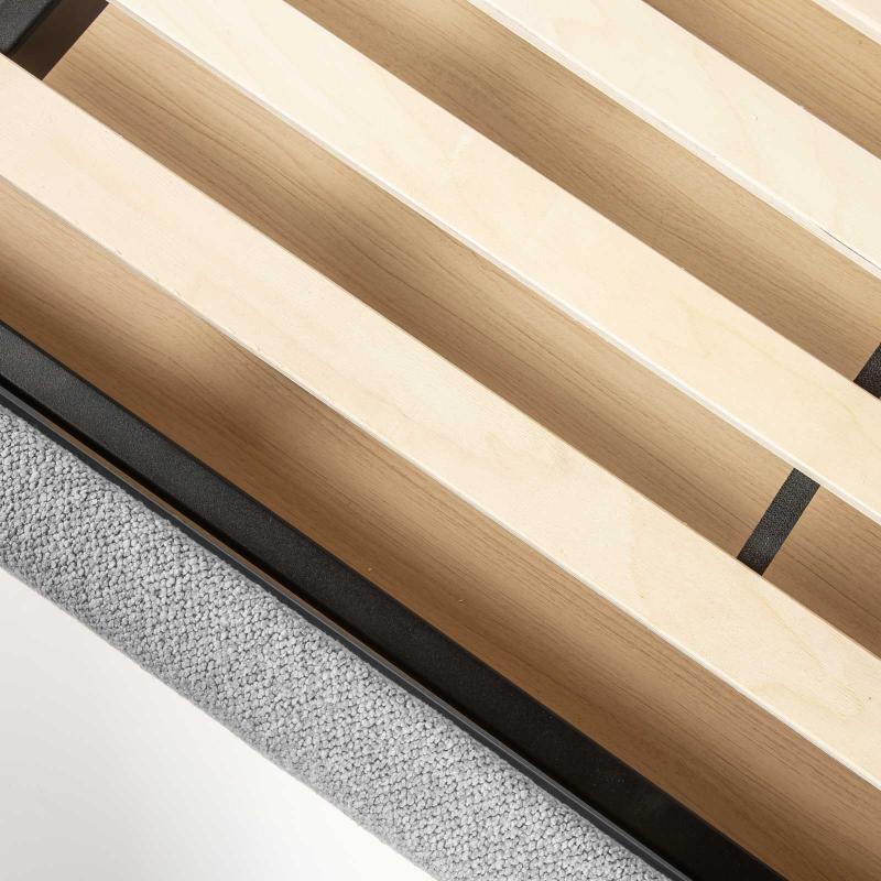 Angie Modern Storage Drawer Bed - Grey