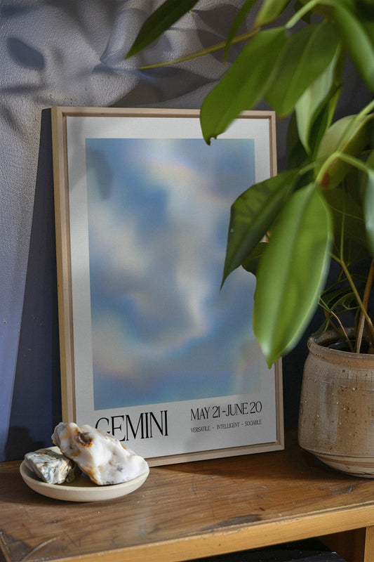GEMINI, Werk auf gespannter Leinwand