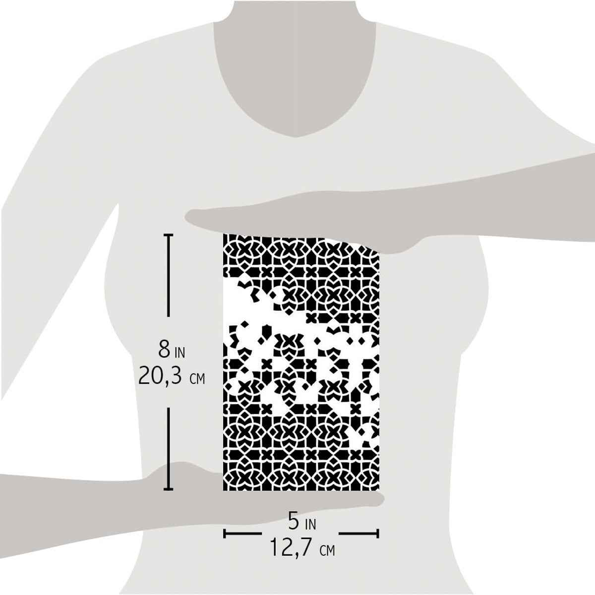 Texture Stencil 5"x8" Four Points