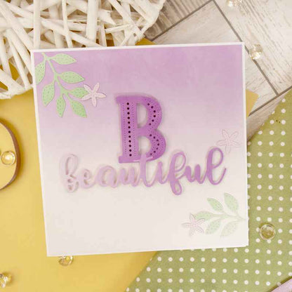 Moonstone Dies - Dotty Initials & Numbers - B