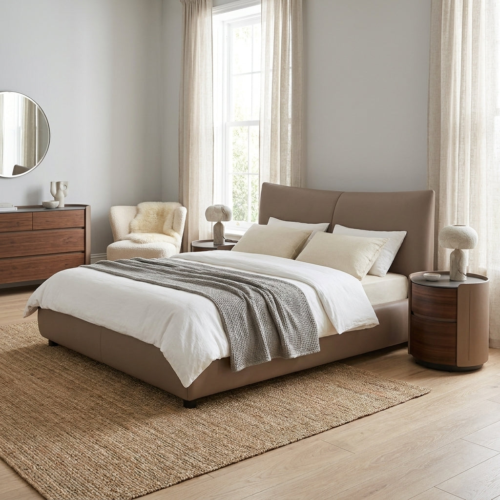 Estoril Half-leather Bed