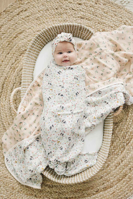 Muslin Swaddle - Bumble Bees