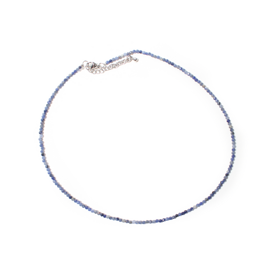 Sodalite Bead Necklace - 2-3mm