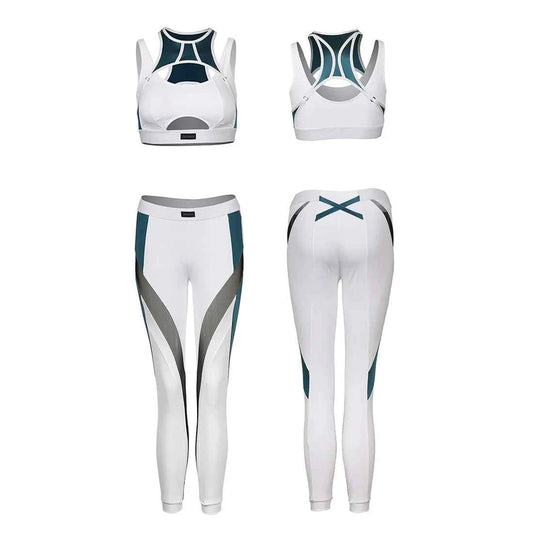Anime Sci-fi Style Yoga Suit Sexy Sportswear Activewear Cosplay Set