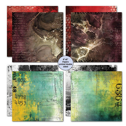 3Quarter Designs Oh Texture 8x8 Paper Pack