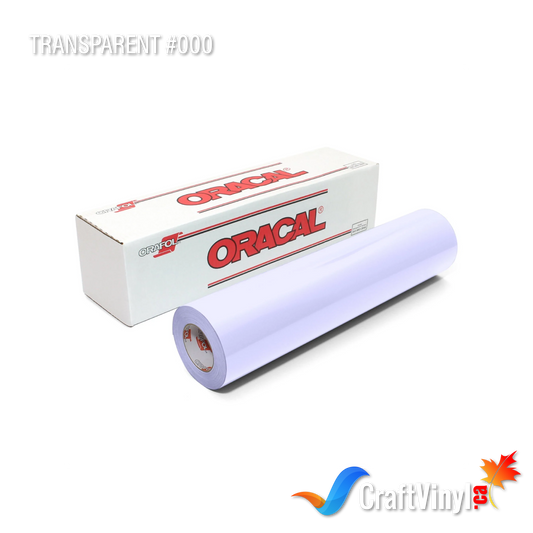 Oracal 651 Transparent Vinyl #000 12'' x 20ft