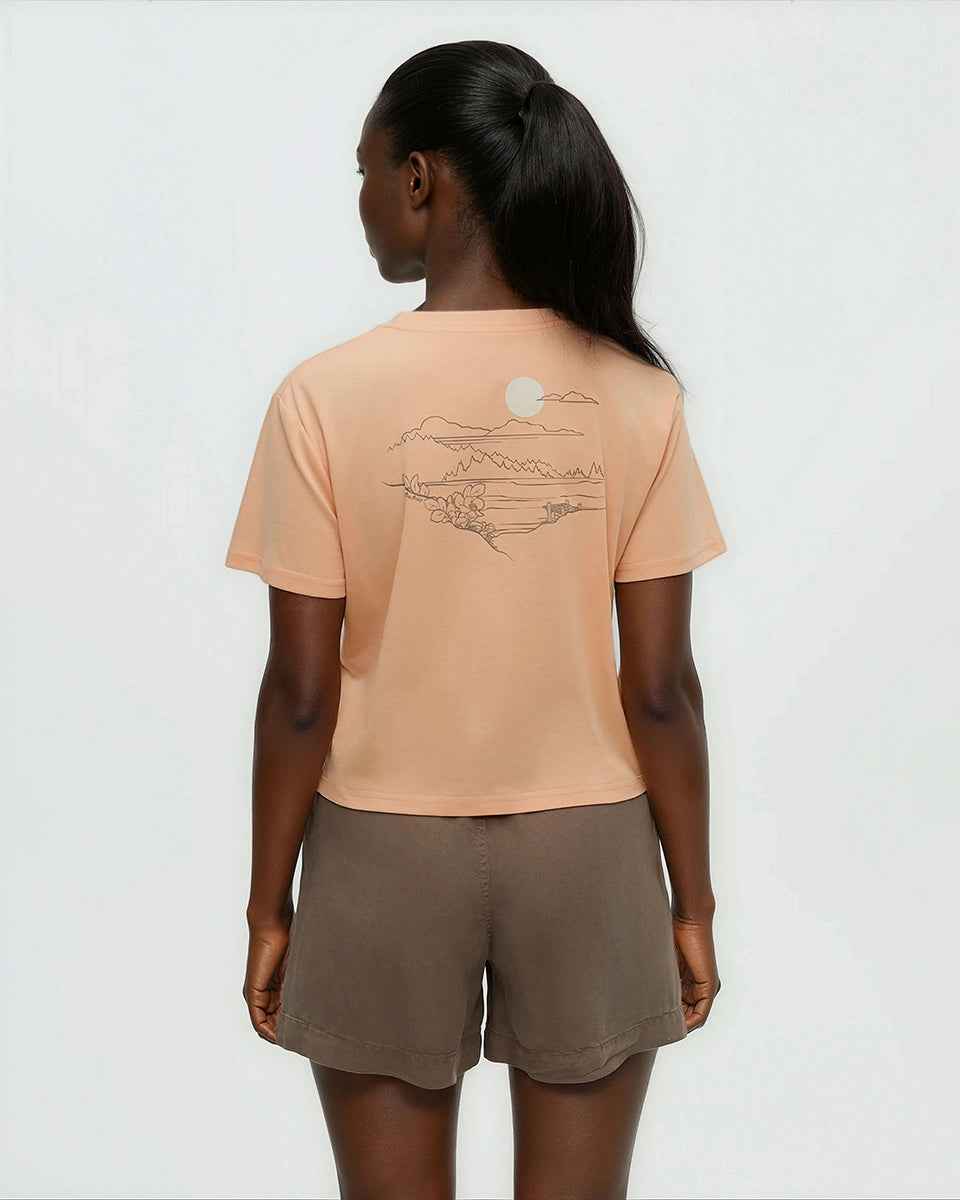 Wild Rose Lake Crop T-Shirt