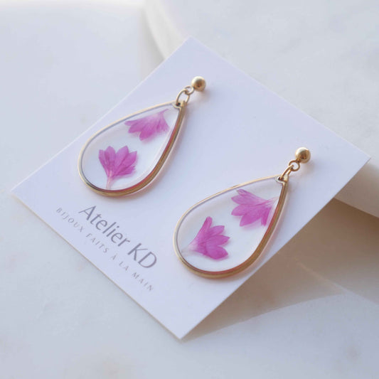 Boucles d'oreilles Lucy - goutes XL (22mm)