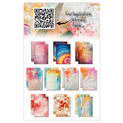 AALL and Create - A5 Design Paper - Starlight Zing