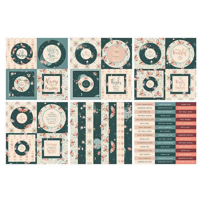 The Paper Boutique Perfect Partners - Moon Meadows 8x8 Toppers