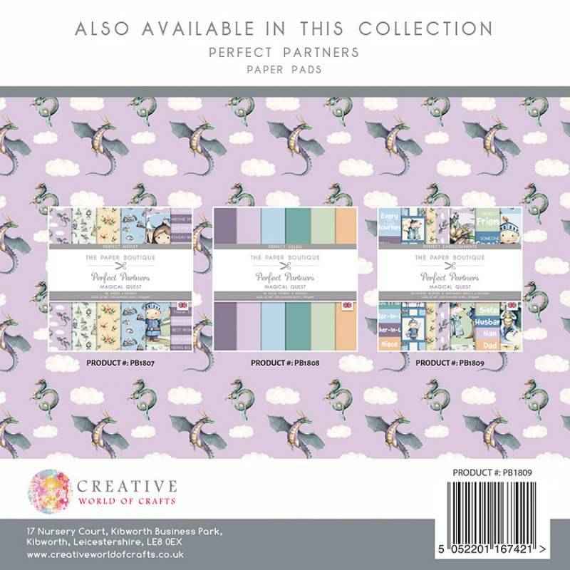 The Paper Boutique Perfect Partners - Magical Quest 8 in x 8 in Embellishments
