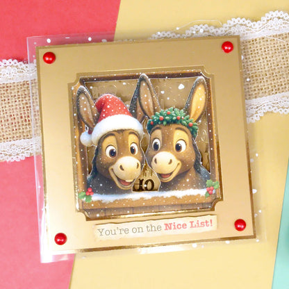 Festive Peeping Pals Square Pocket Pad