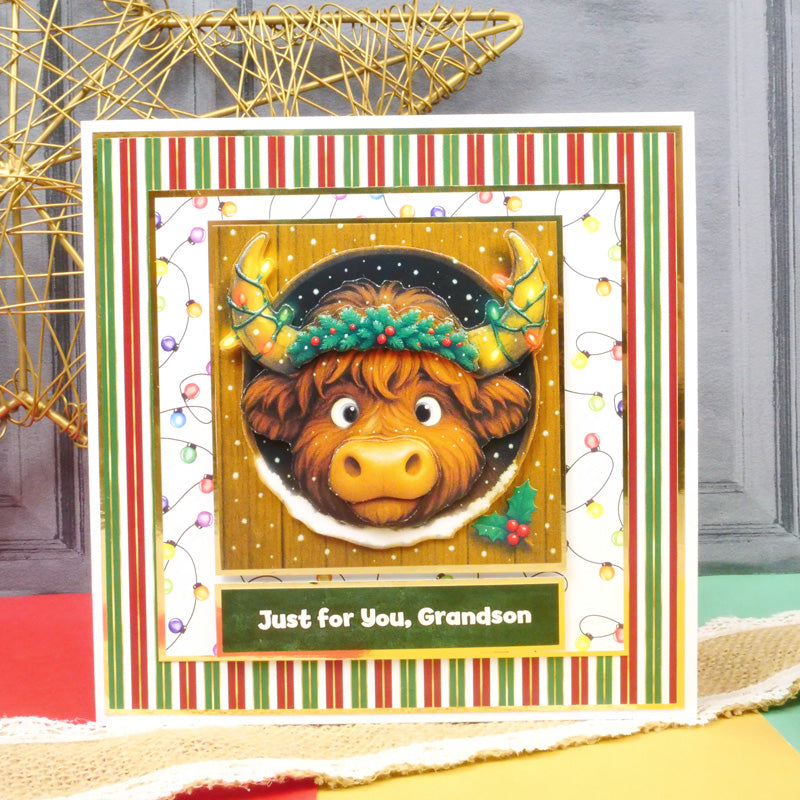 Festive Peeping Pals Square Pocket Pad