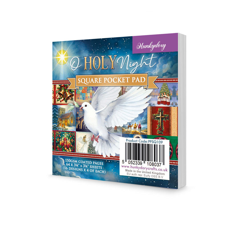 O Holy Night Square Pocket Pad