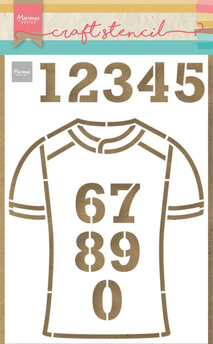 Craft Stencil Team Shirt