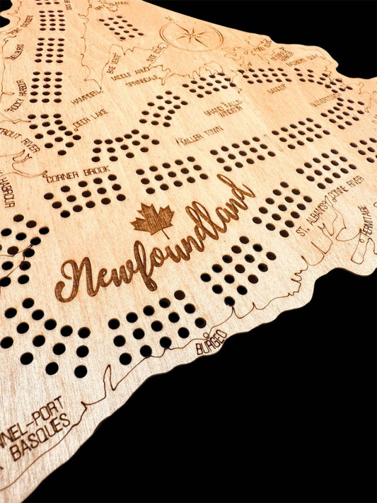 Newfoundland Cribbage Board