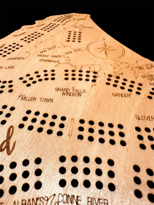 Newfoundland Cribbage Board