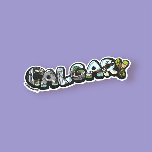 Calgary Icons Vinyl Sticker