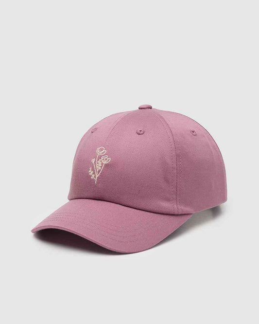 Flower Embroidery Peak Hat